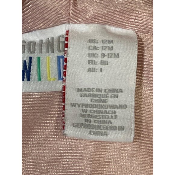 Going Wild Just Hatched Baby Flamingo Bird Costume Size 12 Months - Picture 5 of 9